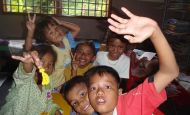 Volunteering at an orphanage…